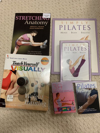 Fitness Books & DVD. - Sold as a Set