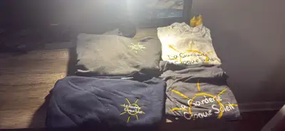 Croque soleil sweaters and shirts size M and S, View more