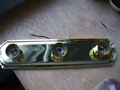 Luminaire mural VANITÉ 3 ampoules doré, View more