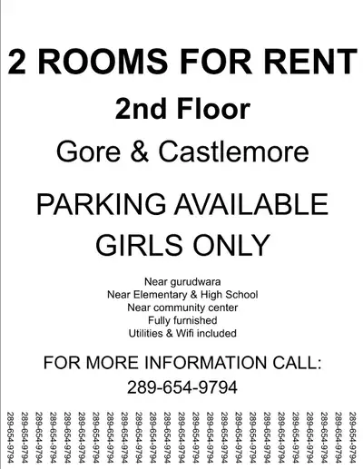 Top floor room for rent