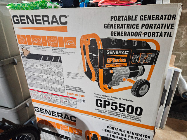 Generac GP5500 Gas-Powered Portable Generator in Other in Hamilton - Image 2