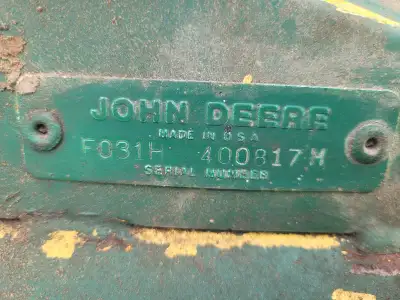 John Deere 31H tiller, View more