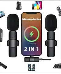 Mini Mic Noise Reduction K15 Wireless Lavalier Recording Lapel M