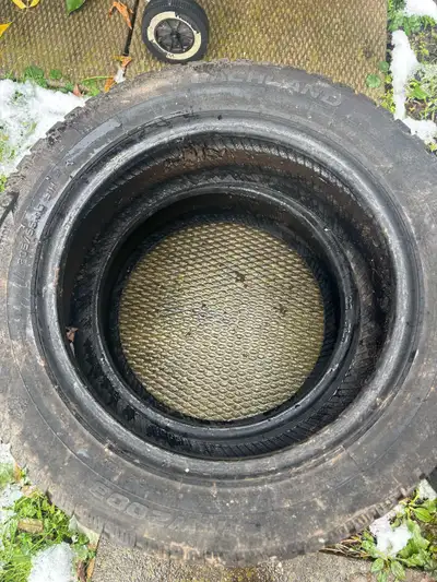 Pair of each Cachland 205/55/16 winter tires Uniroyal tiger paw 205/60/16 winter tires All have abou...