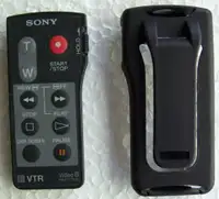 Sony 8mm Video Camera Remote Control with Clip Case