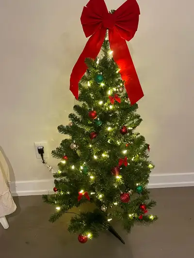4-ft Christmas Tree (with built-in lights), View more