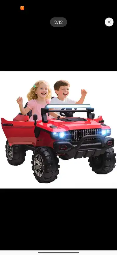 Kids 12V Electric Ride-On Off-Road Truck, View more
