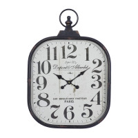 Deco 79 Deco 79 52560 Metal Glass Wall Clock, 18" x 26" City of Toronto Toronto (GTA) Preview