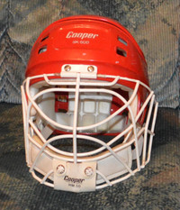 Red Cooper Helmet SK 600 Vladislav Tretiak 1975 replica replique