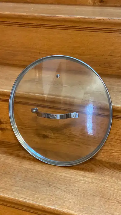 Gotham glass 12” pan lid with vent hole, View more