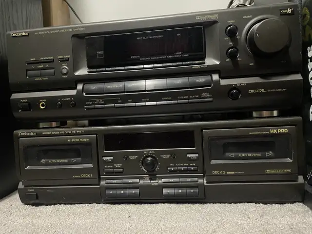 Technics AV Control Stereo Receiver SA-GX690 Made in Japan in Stereo Systems & Home Theatre in Calgary - Image 4