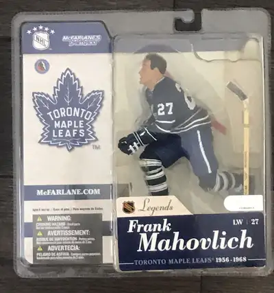 Assorted Mcfarlane NHL Legends Series 1: 1) Wayne Gretzky - Edmonton Oilers - blue jersey - SOLD 2)...