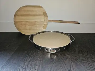 Broil King Professional Pizza Stone with Stainless Steel Support, View more