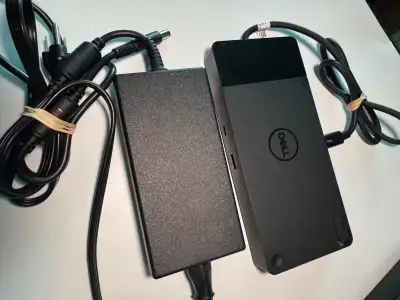 Dell WD19TBS Thunderbolt Dock and 180 W AC Adapter Mint, View more