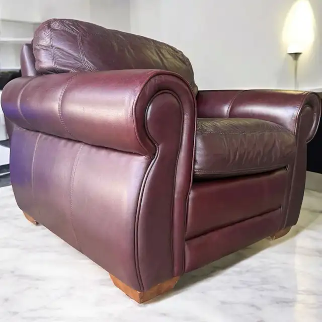 Top Grain Leather Sofa, Love Seat and Chair 62864362066563123