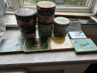 Collection of Tobacco Tins and Boxes (Selling As Is)