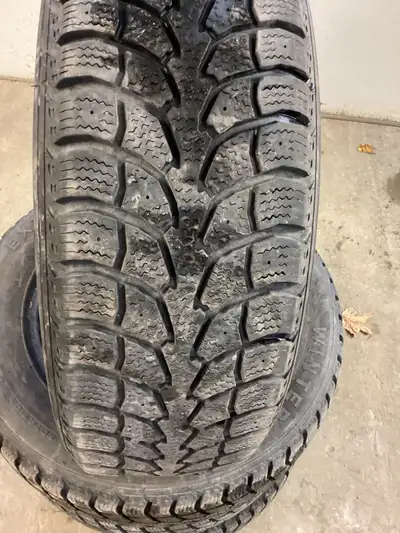 P195/65r15 winterclaw 4 for $150 205/60r16. BFG winter TA on Mazda 3 wheels 4 for$440 215/60r17. Fir...
