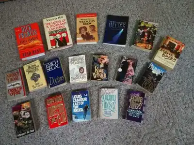 ADULT READING BOOKS Lot of 18 VARIOUS AUTHORS, View more
