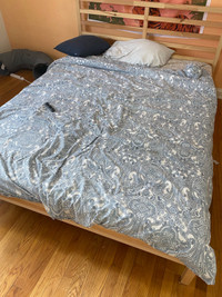 Queen size ikea mattress barely used