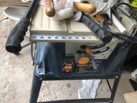 FS: Ryobi 10in table saw, miscellaneous items prepare for moving