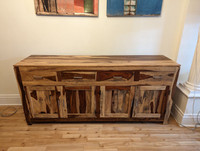 Buffet en bois massif