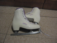 Women's Size 8 Lange Fantasy Figure Ice Skates made in Canada
