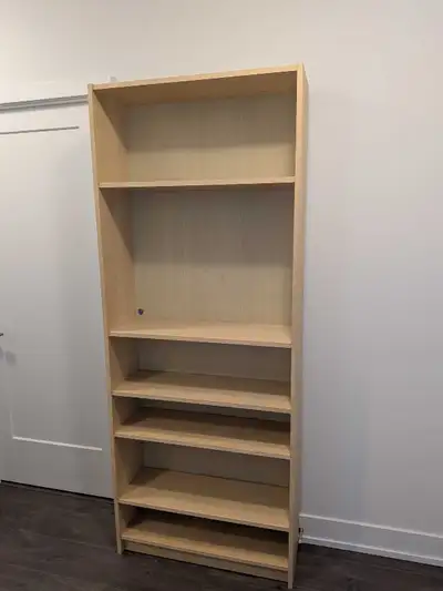 Ikea Billy Bookcase - White stained oak effect, View more
