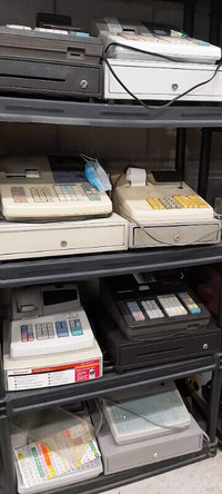 Casio 520L single thermal receipt Printer cash register, used,ex