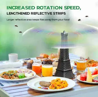 TYIUHELAS 3PCS Fly Fan, Fly Fans for Outdoor Table, Fly Fan for , View more