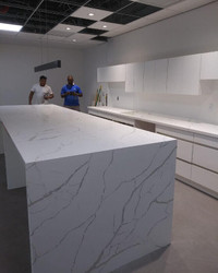 Professional Custom-made Cabinets, and quartz countertop