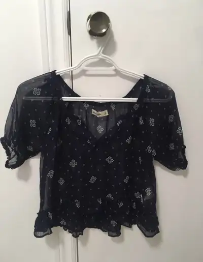 Abercrombie & fitch kids medium navy pattern tank top cute, View more