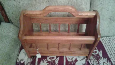 Solid Oak or Maple Magazine Racks, View more