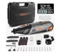 TACKLIFE 12V Cordless Rotary Tool, LCD Display with Accurate Spe