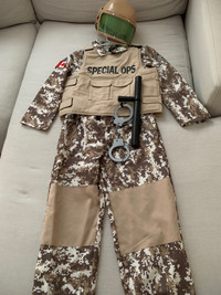 SPECIAL OPS COSTUME for kids ★ Army Soldier Medium 7-8 years ★ 
