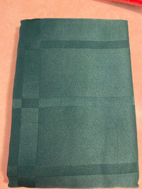 New, Rich,  Green, Oblong Tablecloth: Size 60 x 120