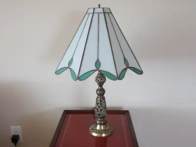 Stained Glass Artisan Table Lamp, View more