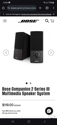 Bose Companion 2 Series III Speaker