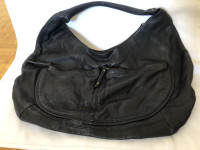 BCBG Large Satchel Leather Bag