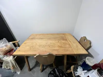 Dining table with 6 chairs, View more