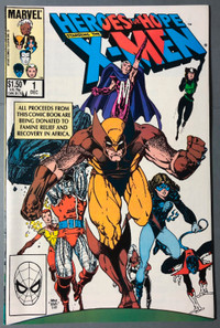 Marvel Comics Heroes for Hope Starring the X-Men #1 Dec.  1985