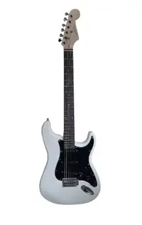 Electric guitar for beginners Full size White Spear & Shield New