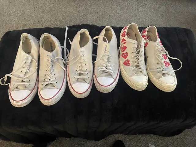 3 Pairs of Size 12 Men’s Converse Shoes in Men's Shoes in Strathcona County - Image 2