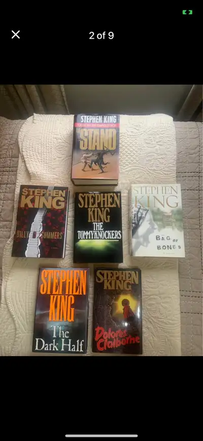 MINT CONDITION ‘ STEPHEN KING’S HARDCOVER BOOKS ! ‘, View more