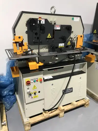 HKM60 5 in 1 Hydraulic is the best Ironworker machine from SAHINLER - MADE IN TURKEY (Brand New) 66U...