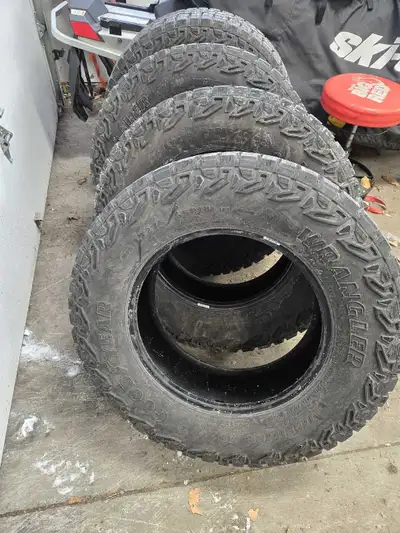 Bought in Aug, Less than 8k , Mud and Snow rated. As new.