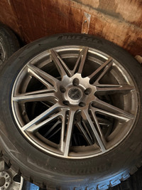 255/50R19: Bridgestone winter tires and Rims with 95% thread