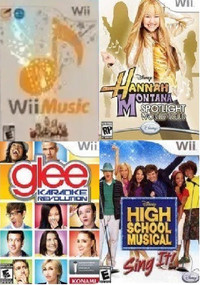 Nintendo Wii Music / Singing games (see prices in description)