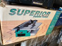 2 Tile saws for sale - Mastercraft 5” and  Superior 7” 