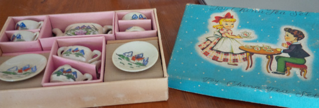 Small Toy China 4-Place Tea Setting, Made in Japan, NIB in Arts & Collectibles in Stratford