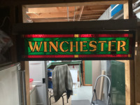 CUSTOM MADE - STAIN GLASS BRAND NAME - WINCHESTER